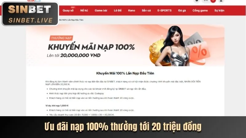 Khuyến mãi chào mừng thành viên mới tại winmax vn